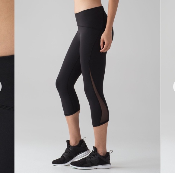 lululemon athletica Pants - Lululemon Train Times Crop (17") Black